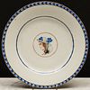 Chinese Export Porcelain European Subject 'Optical Illusion' Plate