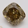 2.04 ct, Natural Fancy Dark Yellowish Brown Even Color, VS2, Cushion cut Diamond (GIA Graded), Appraised Value: $14,300 