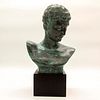 Vintage Bronze Sculpture Greek Bust Ephebe of Marathon