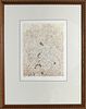 Mark Tobey, Psaltery, 2nd Form, Etching on Japon