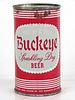 1959 Buckeye Sparkling Dry Beer 12oz Flat Top Can 43-09.2 Toledo, Ohio