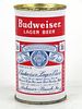 1956 Budweiser Lager Beer 12oz Flat Top Can 44-13 Saint Louis, Missouri