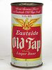 1961 Eastside Old Tap Lager Beer 11oz Flat Top Can 58-19 Los Angeles, California