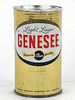 1962 Genesee Light Lager Beer 12oz Flat Top Can 68-35 Rochester, New York