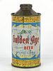 1937 Golden Age Premium Beer 12oz Cone Top Can 166-17 Spokane, Washington