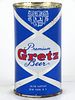 1960 Gretz Premium Beer 12oz Flat Top Can 74-33 New York, New York