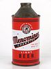 1950 Menominee Champion Beer 12oz Cone Top Can 173-18 Menominee, Michigan