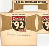 1957 Oertel's 92 Beer Six Pack Bottle Carrier Louisville, Kentucky
