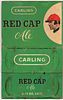 1957 Red Cap Ale (12oz cans) Six Pack Can Carrier Cleveland, Ohio