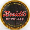 1935 Breidt's Beer-Ale 12 inch tray Serving Tray Elizabeth, New Jersey