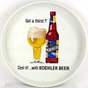 1970 Koehler Pilsener Beer 13 inch tray Serving Tray Philadelphia, Pennsylvania