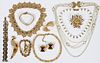 MONET COSTUME JEWELRY COLLECTION ELEVEN PIECES
