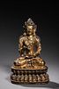 Ming XuanDe: Gilt Bronze Seated Buddha Statue