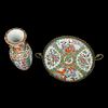 Chinese Rose Medallion Porcelain Tableware Lot