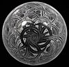 LALIQUE 'PINSONS' FROSTED GLASS BOWL