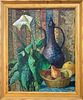 STILL LIFE WITH CALLA LILY OIL PAINTING