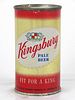 1956 Kingsbury Beer 12oz Flat top can 88-09.2 Sheboygan, Wisconsin