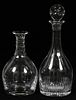 WILLIAM YEOWARD HAND-BLOWN CRYSTAL DECANTERS