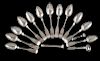 Philadelphia Coin Silver Spoons and Tongs, Plus 