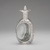 Chinese Export Sterling Overlay Decanter 