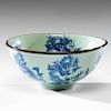 Chinese Porcelain Dragon Bowl with Ming Mark 