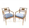 Pair of Angelica Kaufmann-Style Chairs