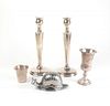 5 Silver and Silver Plate Table Items