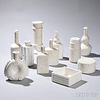 Forty-nine Casting Forms for Glass Vessels