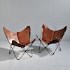 Two Jorge Ferrari-Hardoy Butterfly Chairs