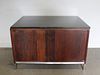 Midcentury Rosewood and Marble Top Cabinet.