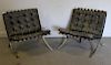 Pair of Mies Van Der Rohe / Knoll Barcelona Chairs