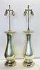 Pair of Vintage Mercury Glass Table Lamps.
