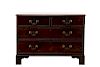 George III Mahogany Four Drawer Chest, E.19th C.