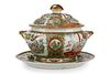 Rose Medallion Lidded Tureen with Underplate