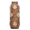 ROYAL DOULTON Tall vase with floral decoration