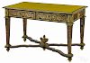 French ormolu mounted boulle desk, late 19th c., 30 1/2'' h., 52'' w., 26'' d.