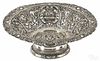 German reticulated silver centerpiece bowl, ca. 1900, bearing the touch of Georg Roth, Hanau