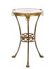 Neoclassical Style Marble Top Gueridon Table