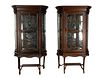 Pair, Burmese Mahogany His & Hers Cabinets, 18th C
