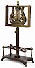 Empire style mahogany and giltwood music stand, ca. 1900, 53 3/4'' h.