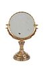 Chinese Cloisonne Vanity Mirror with Etched Mirror