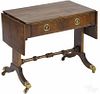 Regency style child's sofa table, early 20th c., 20 1/4'' h., 25 1/4'' w.