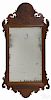 Chippendale mahogany looking glass, late 18th c., 44 1/2'' x 22 1/4''.