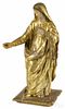 Italian carved and gilded figure of the Madonna, 18th/19th c., 17'' h.