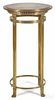 French Empire brass stand, 30'' h., 14 1/4'' w.