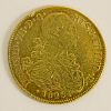 1818 Spanish 8 Escuedos Gold Coin "FERDND·VII·D·G·HISP·ET IND·R·"