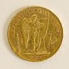 1898 French 20 Francs Gold Coin.