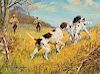 FRANK B. HOFFMAN (1888-1958), Fall Outing - Dogs on Point