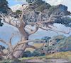 CARL OSCAR BORG (1879-1947), Monterey Cypress