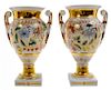 Pair Old Paris Porcelain Vases with